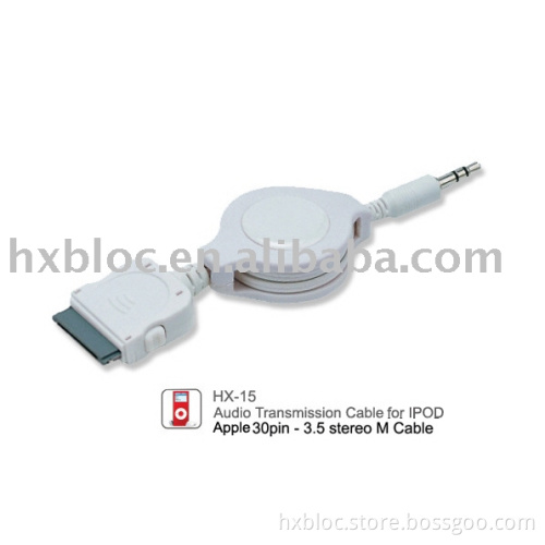 Retractable Audio Transmission Cable